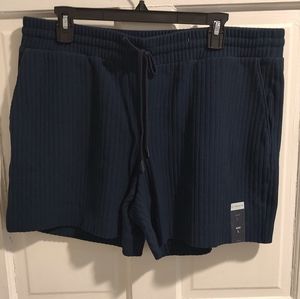 NWT Liz Claiborne ribbed shorts size large